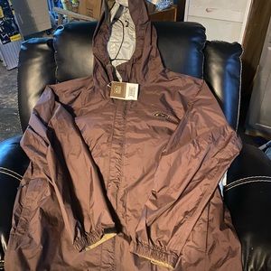 Drake Waterfowl rain jacket hoodie